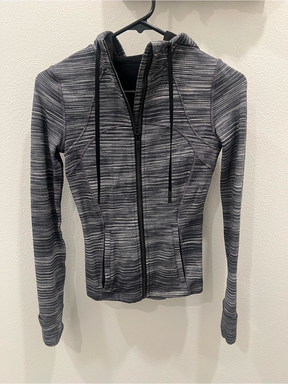 Lululemon Navy Blue and White Define Jacket